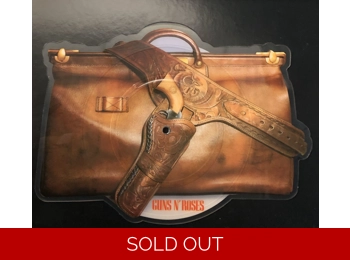 Guns N' Roses - Nightrain - UK Limited Edition 2 Track Shaped Picture Disc